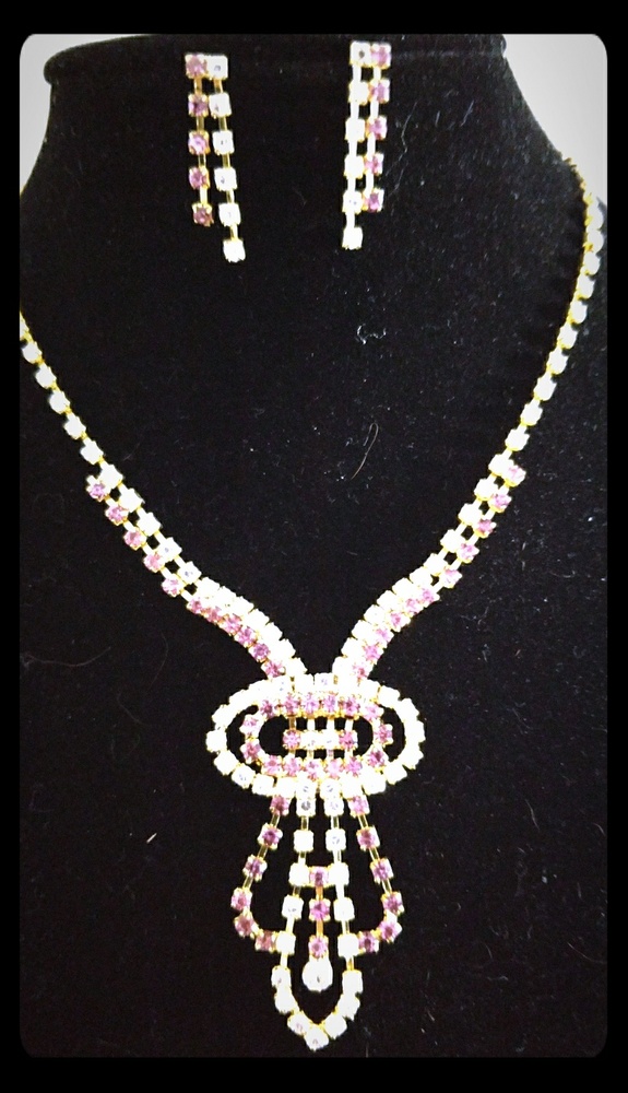 Necklace, earrings, bracelet set
